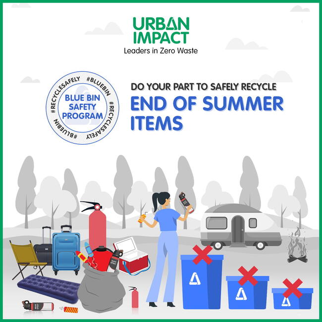 End of Summer Blue Bin Safety Guide